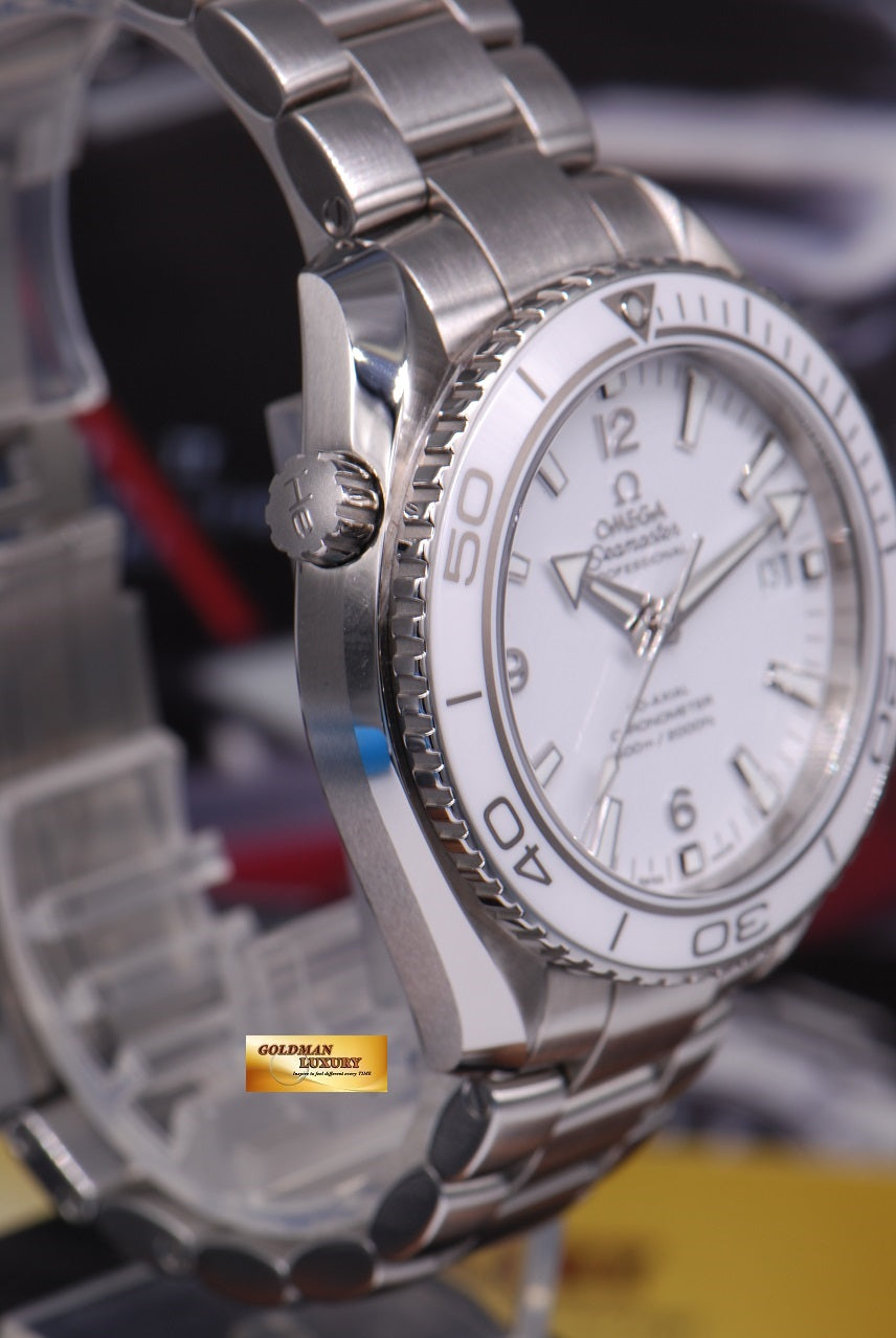 [SOLD] OMEGA SEAMASTER PLANET OCEAN 42mm CO-AXIAL WHITE CERAMIC (LNIB)