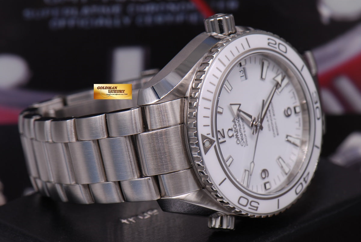 [SOLD] OMEGA SEAMASTER PLANET OCEAN 42mm CO-AXIAL WHITE CERAMIC (LNIB)