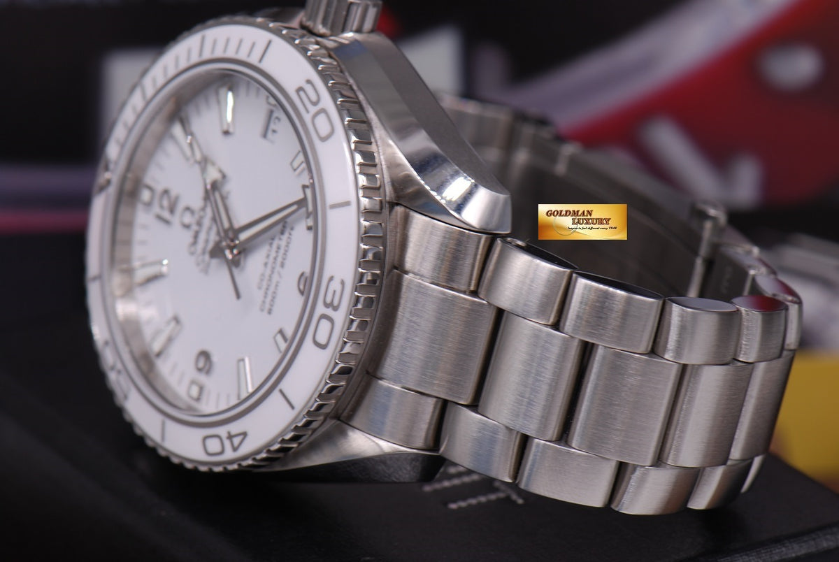 [SOLD] OMEGA SEAMASTER PLANET OCEAN 42mm CO-AXIAL WHITE CERAMIC (LNIB)