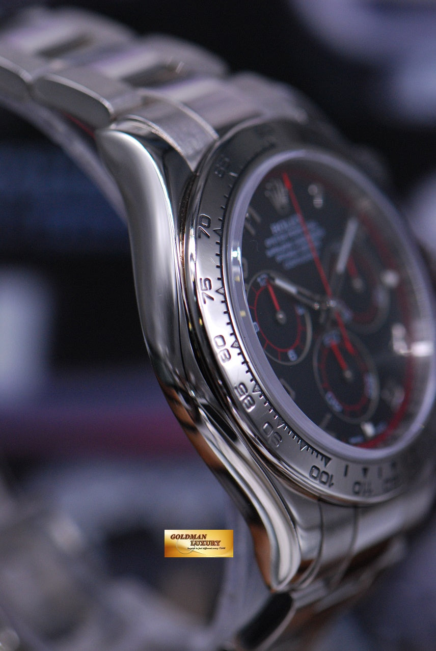 [SOLD] ROLEX OYSTER COSMOGRAPH DAYTONA 18K WHITE GOLD RACING DIAL 116509 (MINT)
