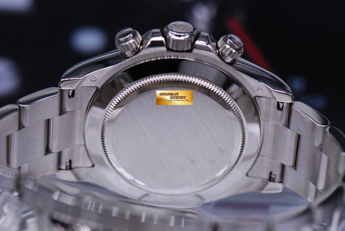 [SOLD] ROLEX OYSTER COSMOGRAPH DAYTONA 18K WHITE GOLD RACING DIAL 116509 (MINT)