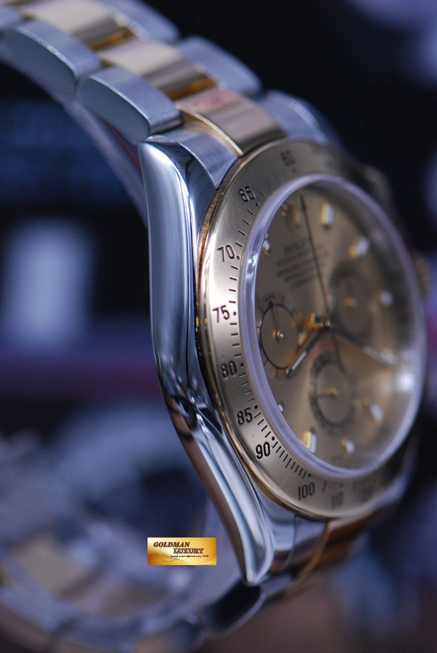 [SOLD] ROLEX OYSTER COSMOGRAPH DAYTONA HALF-GOLD 116523 (NEAR MINT)