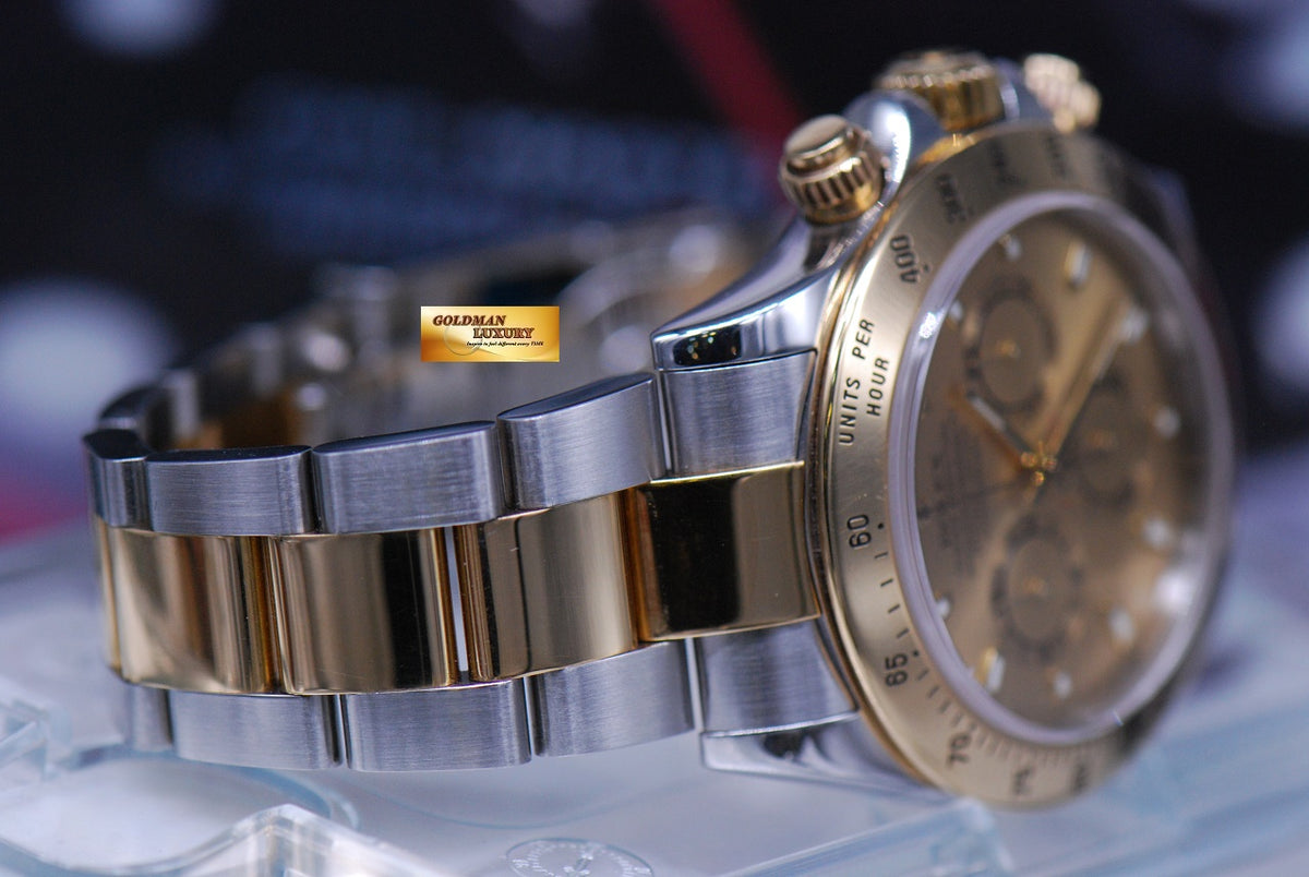 [SOLD] ROLEX OYSTER COSMOGRAPH DAYTONA HALF-GOLD 116523 (NEAR MINT)