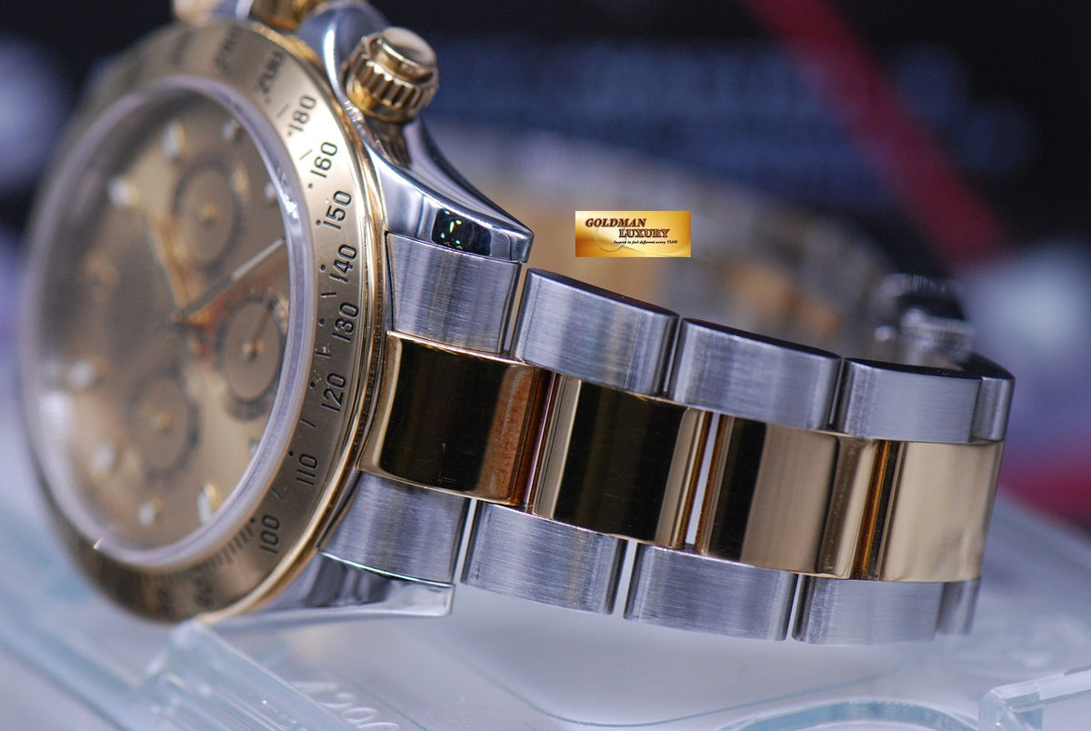 [SOLD] ROLEX OYSTER COSMOGRAPH DAYTONA HALF-GOLD 116523 (NEAR MINT)