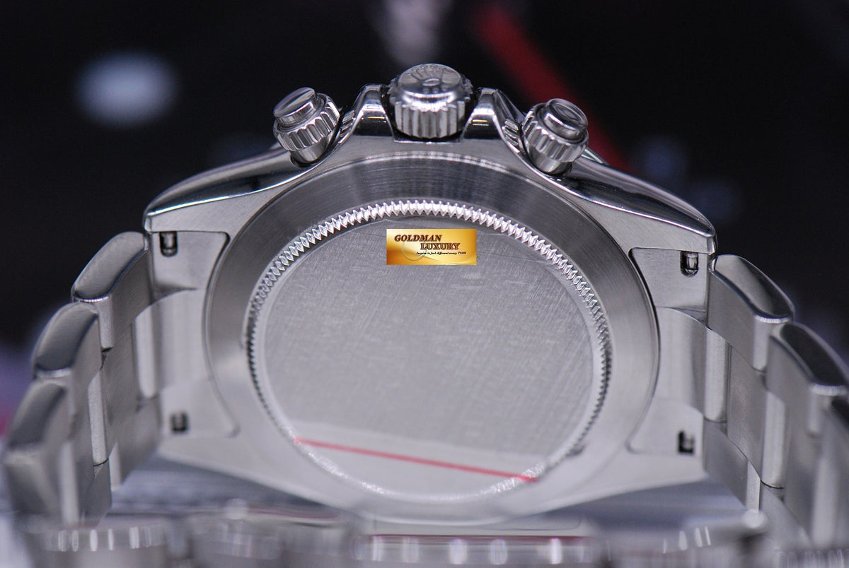 [SOLD] ROLEX OYSTER COSMOGRAPH DAYTONA STAINLESS STEEL BLACK 116520 (MINT)