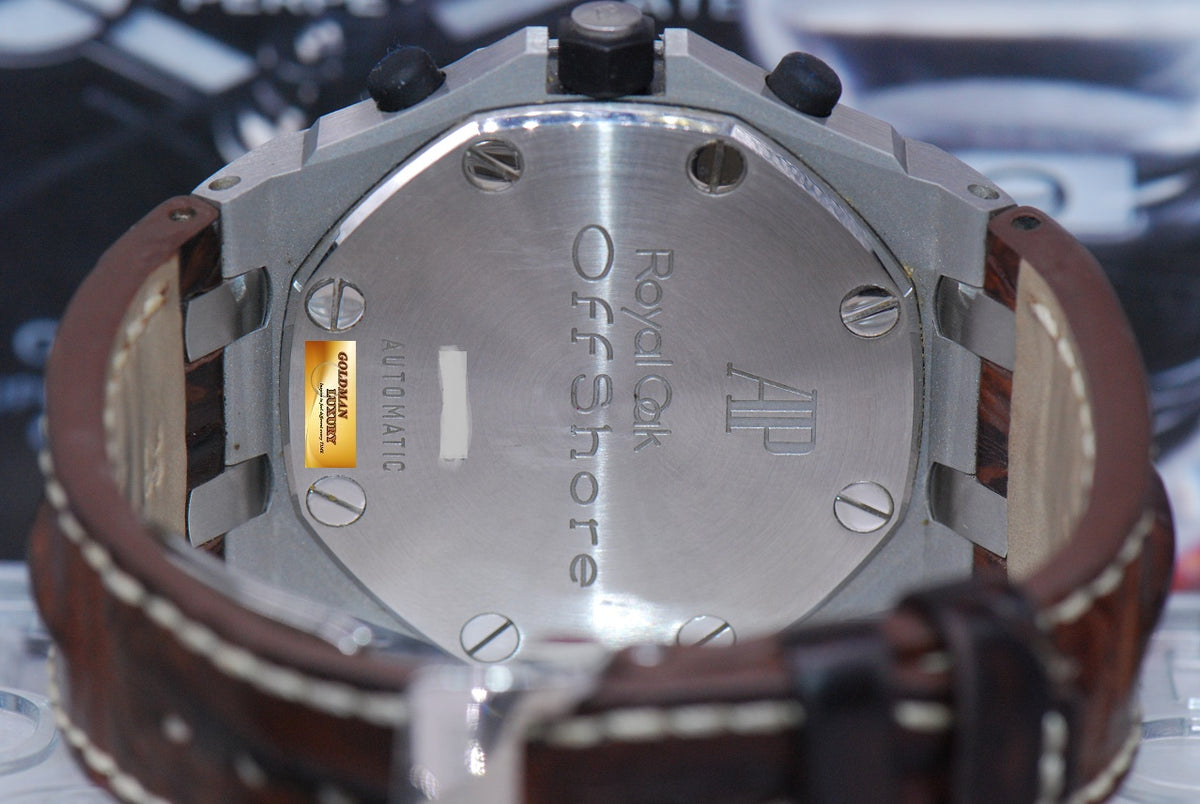 [SOLD] AUDEMARS PIGUET ROYAL OAK OFFSHORE SAFARI CHRONOGRAPH AUTOMATIC WHITE 26170ST (MINT)