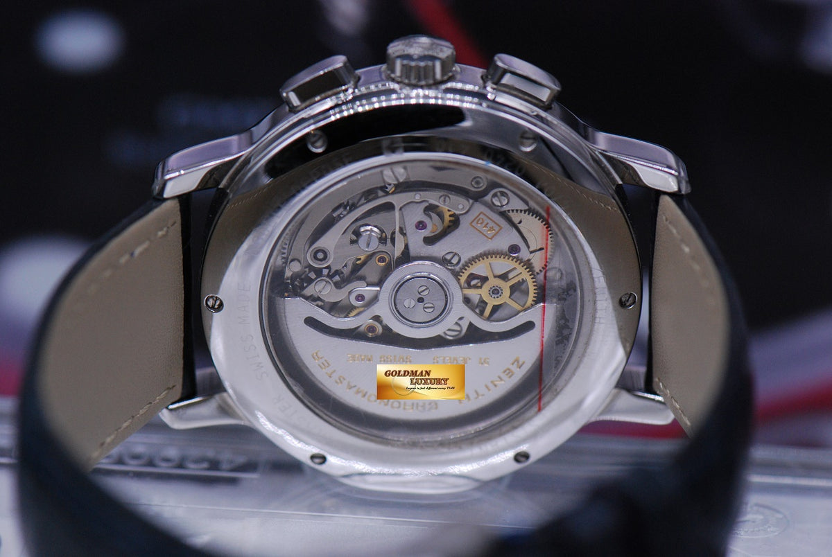 [SOLD] ZENITH EL PRIMERO CHRONOMASTER MOONPHASE ANNUAL CALENDAR SS AUTOMATIC (MINT)