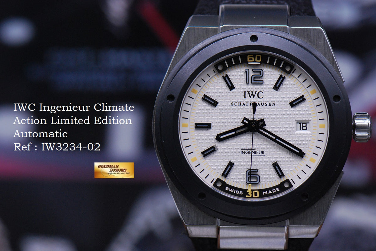 [SOLD] IWC INGENIEUR CLIMATE ACTION LIMITED EDITION IW3234-02 (MINT)