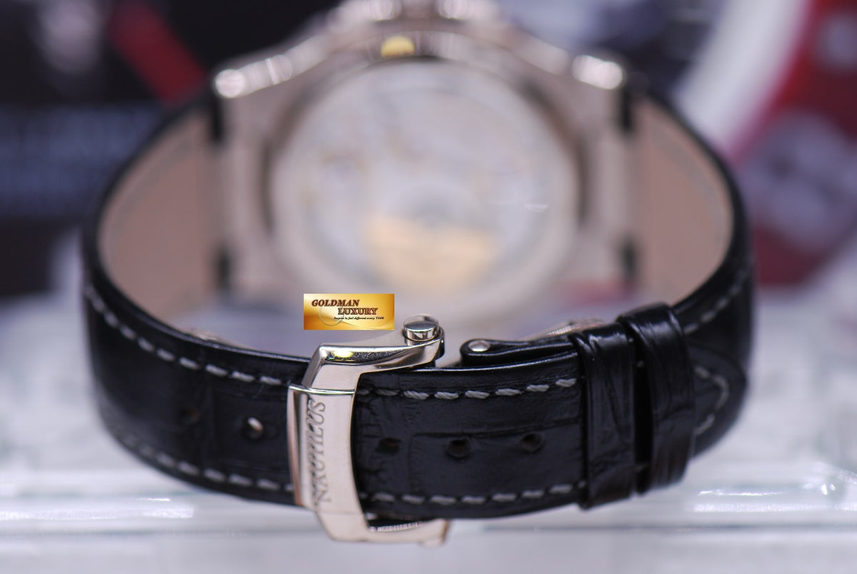 [SOLD] PATEK PHILIPPE NAUTILUS 18K WHITE GOLD MOONPHASE POWER RESERVE 5712G-001 (LNIB)