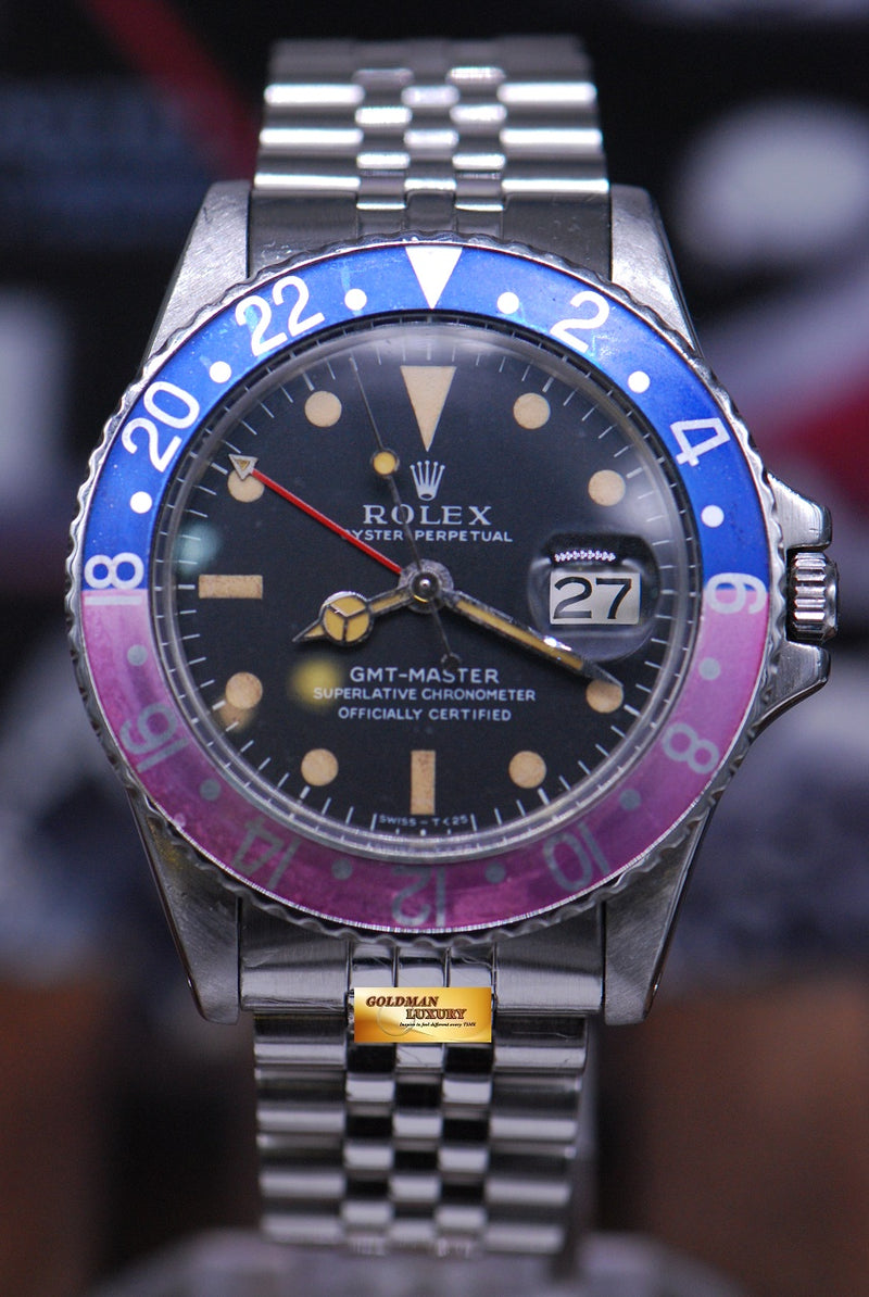 SOLD ROLEX OYSTER PERPETUAL GMT MASTER I PEPSI MATTE DIAL