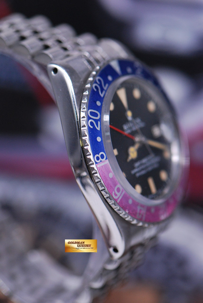 [SOLD] ROLEX OYSTER PERPETUAL GMT-MASTER I “PEPSI”  MATTE DIAL VINTAGE 1675 (VINTAGE NEAR MINT)