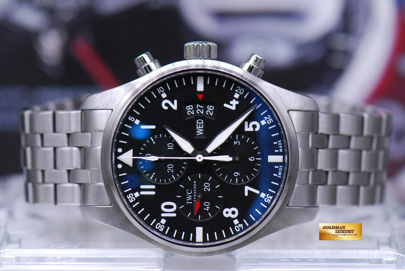 Iwc pilot chronograph steel bracelet hot sale