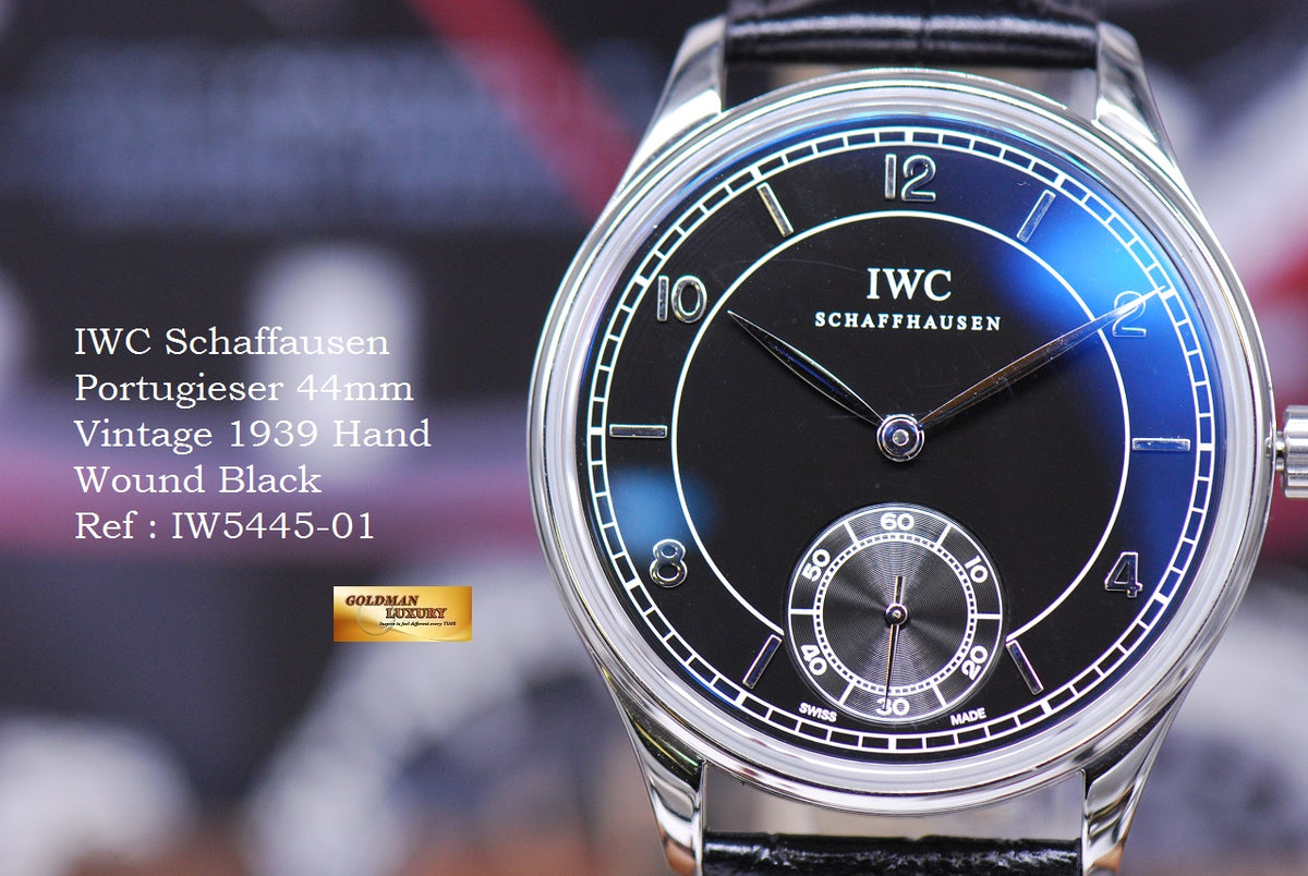 [SOLD] IWC PORTUGUESE VINTAGE 1939 HAND WOUND IW5445-01 (NEAR MINT)