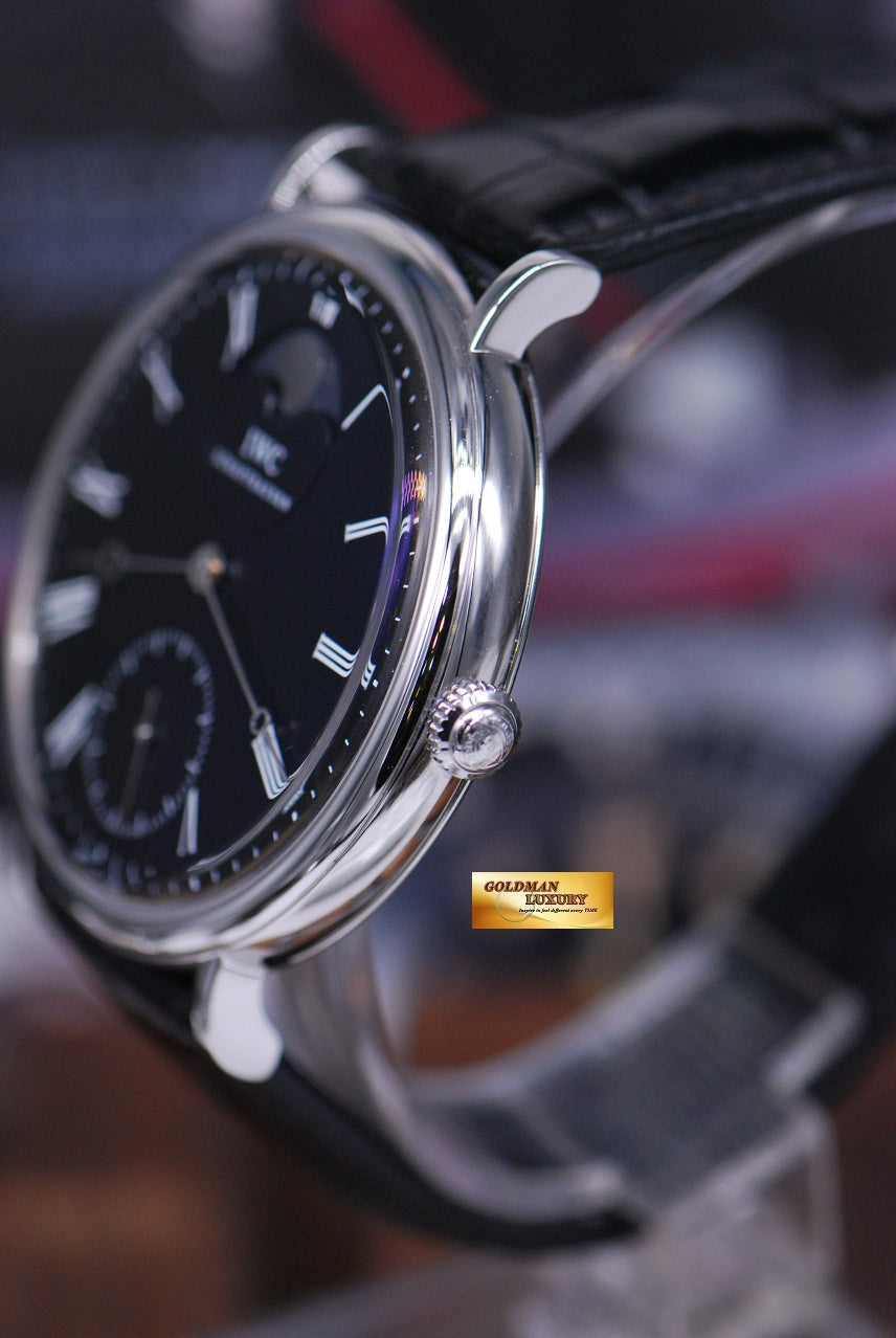 IWC PORTOFINO MOONPHASE 46mm HAND WOUND IW5448-01 (NEAR MINT)