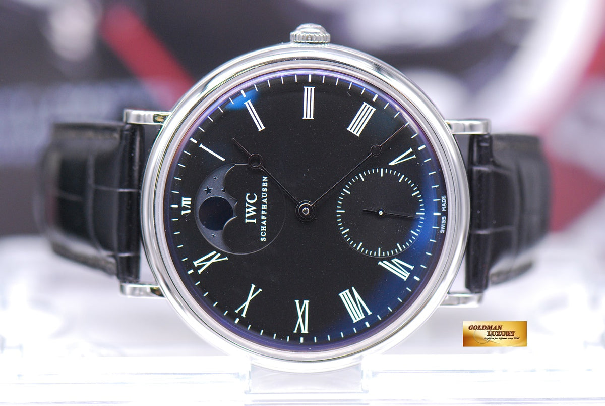 IWC PORTOFINO MOONPHASE 46mm HAND WOUND IW5448-01 (NEAR MINT)