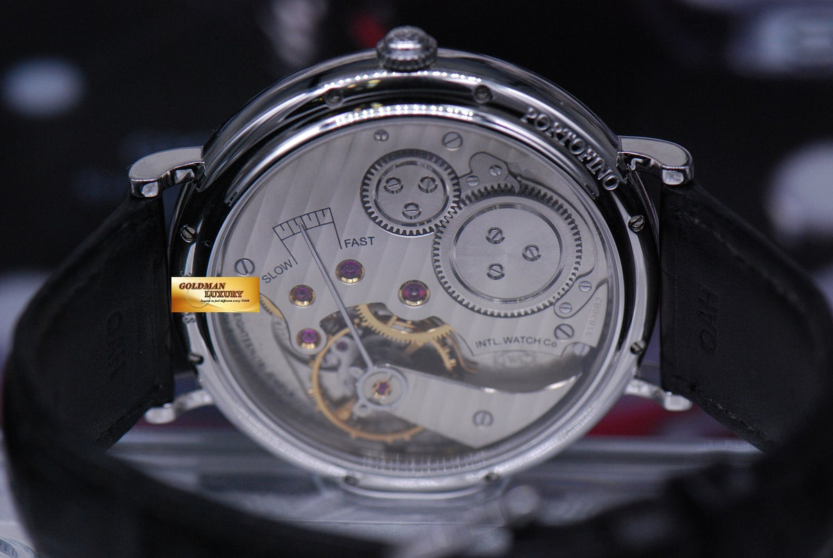 IWC PORTOFINO MOONPHASE 46mm HAND WOUND IW5448 01 NEAR MINT