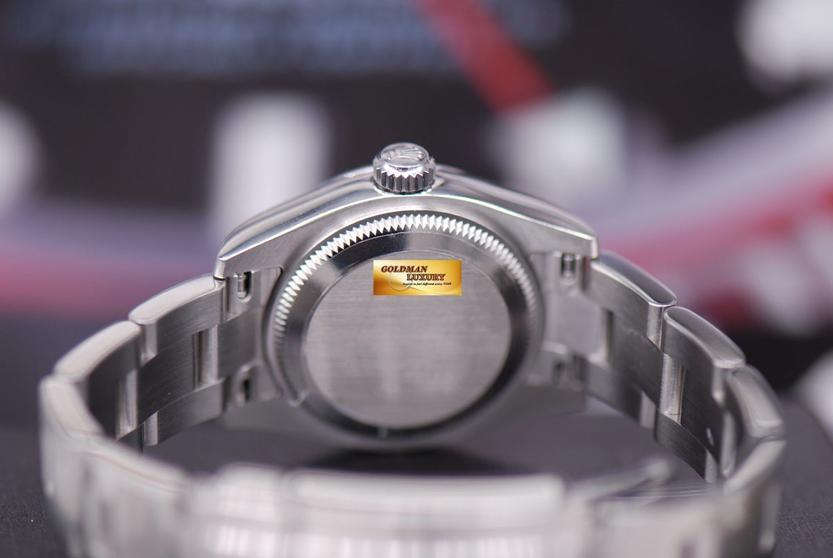 [SOLD] ROLEX OYSTER PERPETUAL 26mm LADIES BLACK 176200 (MINT)