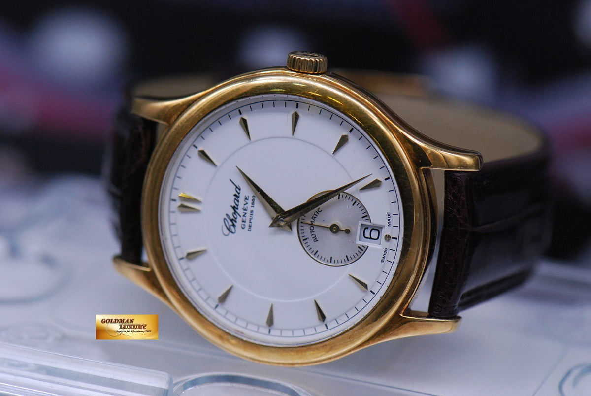 [SOLD] CHOPARD L.U.C 18K YELLOW GOLD 36.5mm SUB-SEC DIAL CALIBRE 3.96 AUTOMATIC (NEAR MINT)