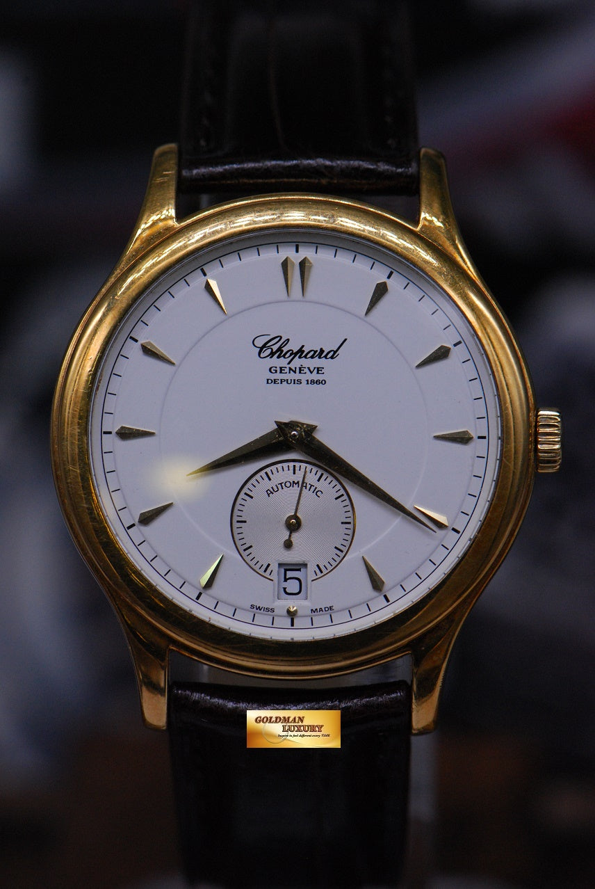 [SOLD] CHOPARD L.U.C 18K YELLOW GOLD 36.5mm SUB-SEC DIAL CALIBRE 3.96 AUTOMATIC (NEAR MINT)