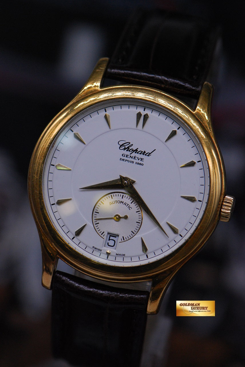 [SOLD] CHOPARD L.U.C 18K YELLOW GOLD 36.5mm SUB-SEC DIAL CALIBRE 3.96 AUTOMATIC (NEAR MINT)