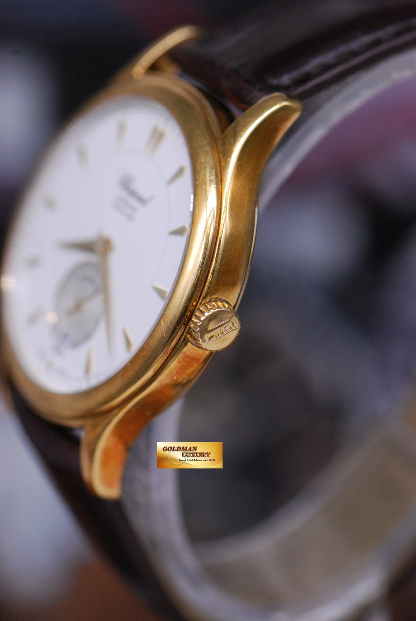 [SOLD] CHOPARD L.U.C 18K YELLOW GOLD 36.5mm SUB-SEC DIAL CALIBRE 3.96 AUTOMATIC (NEAR MINT)