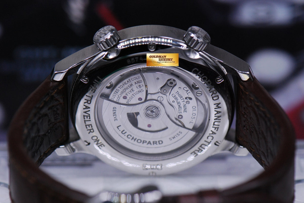 [SOLD] CHOPARD L.U.C TIME TRAVELER ONE WORLD TIME STAINLESS STEEL AUTOMATIC (MINT)