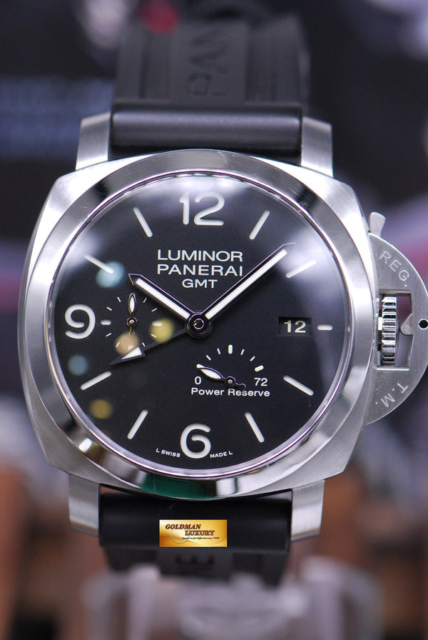 [SOLD] PANERAI LUMINOR MARINA GMT 1950 44mm POWER RESERVE AUTOMATIC PAM 321 (NEAR MINT)