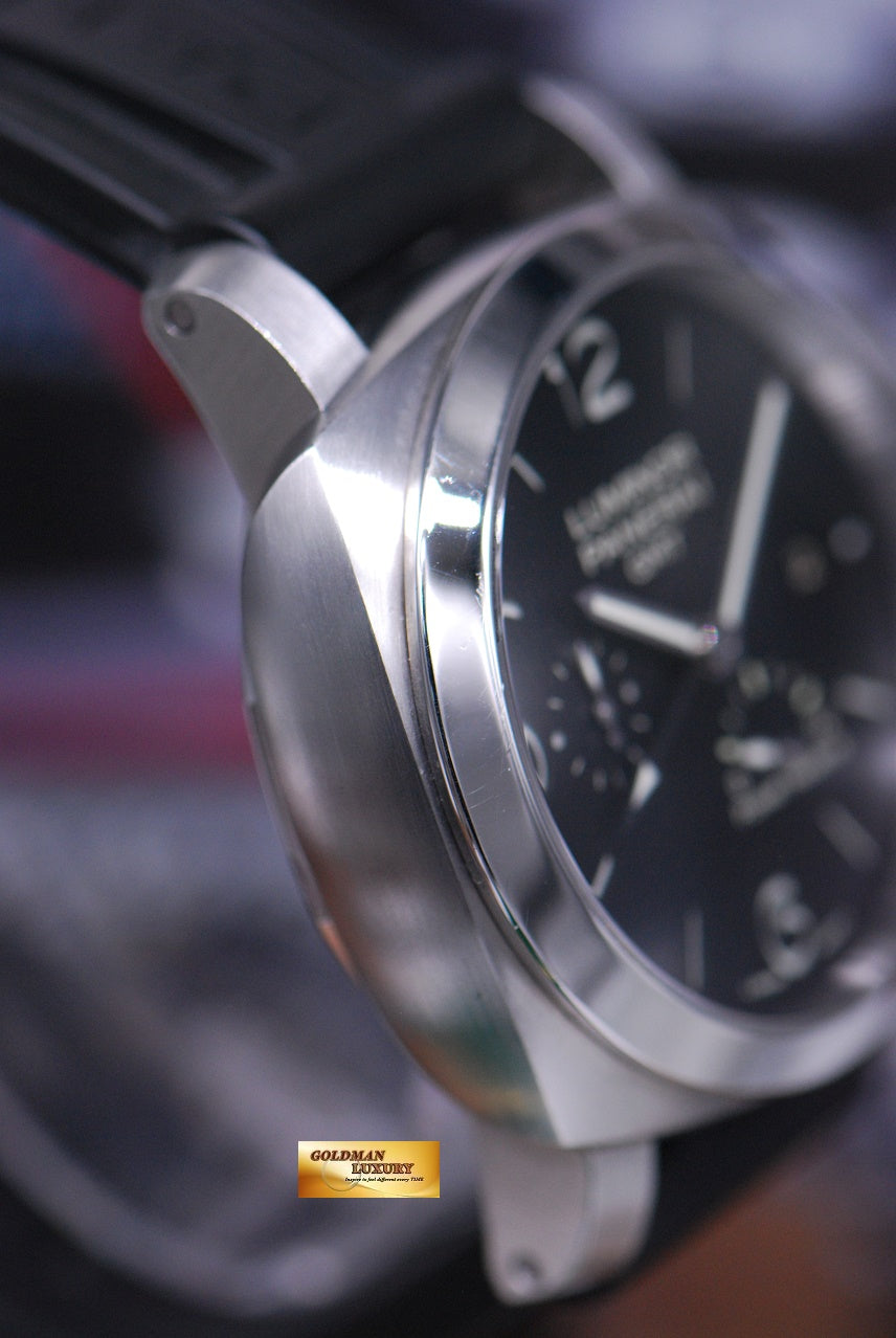 [SOLD] PANERAI LUMINOR MARINA GMT 1950 44mm POWER RESERVE AUTOMATIC PAM 321 (NEAR MINT)