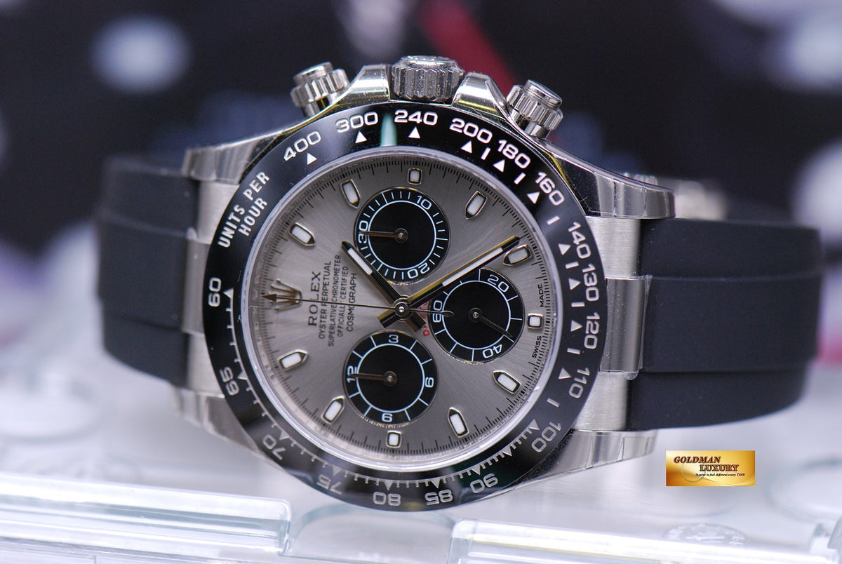[SOLD] ROLEX OYSTER COSMOGRAPH DAYTONA 18K WHITE GOLD “PANDA” DIAL CERAMIC BEZEL 116519 (NEW-UNWORN)