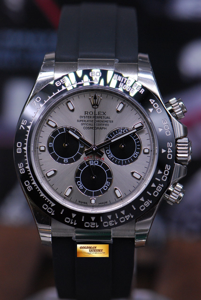 [SOLD] ROLEX OYSTER COSMOGRAPH DAYTONA 18K WHITE GOLD “PANDA” DIAL CERAMIC BEZEL 116519 (NEW-UNWORN)
