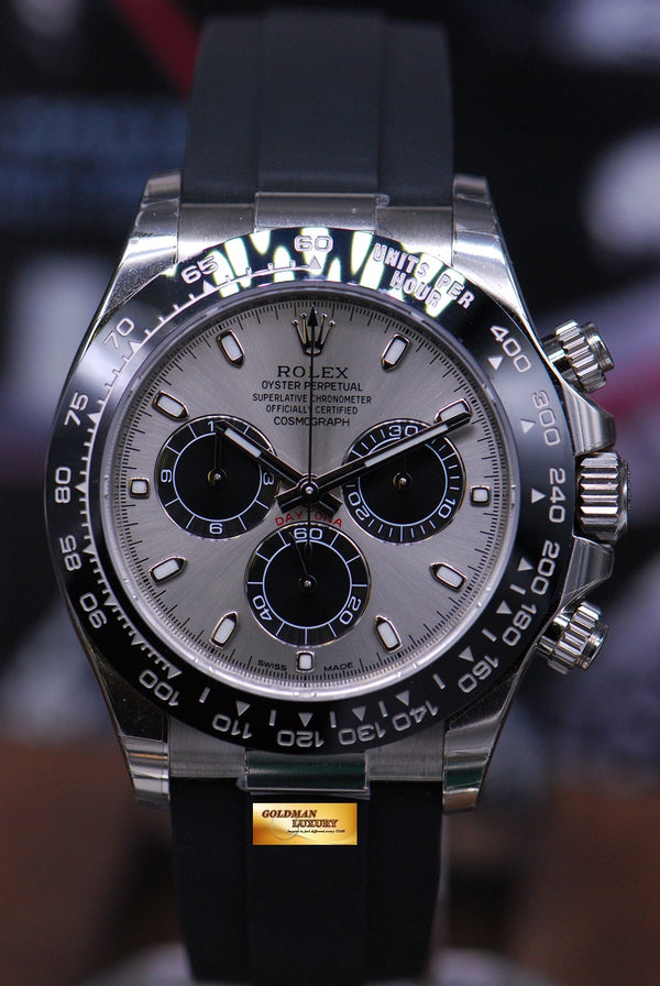 [SOLD] ROLEX OYSTER COSMOGRAPH DAYTONA 18K WHITE GOLD “PANDA” DIAL CERAMIC BEZEL 116519 (NEW-UNWORN)