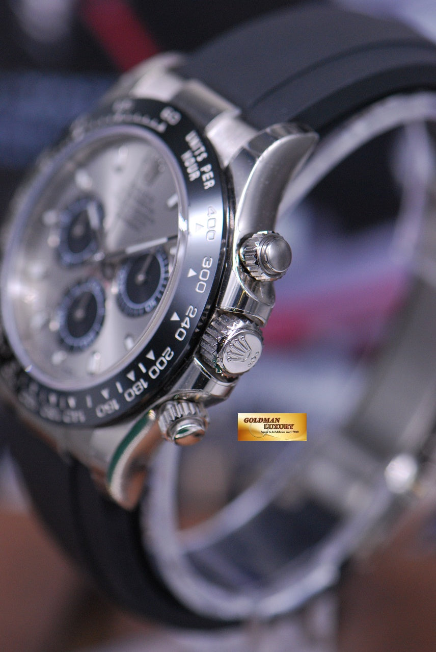 [SOLD] ROLEX OYSTER COSMOGRAPH DAYTONA 18K WHITE GOLD “PANDA” DIAL CERAMIC BEZEL 116519 (NEW-UNWORN)