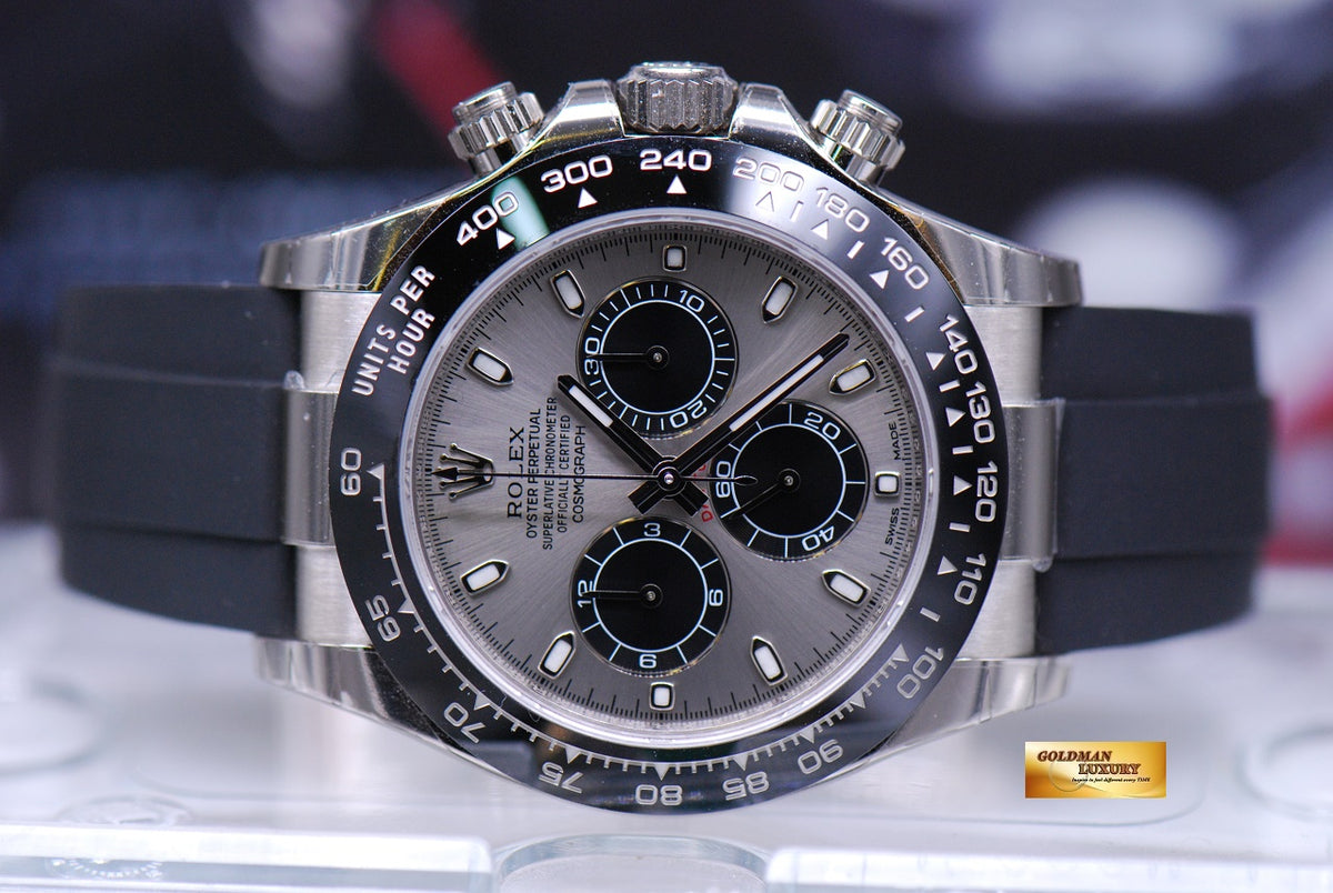 [SOLD] ROLEX OYSTER COSMOGRAPH DAYTONA 18K WHITE GOLD “PANDA” DIAL CERAMIC BEZEL 116519 (NEW-UNWORN)