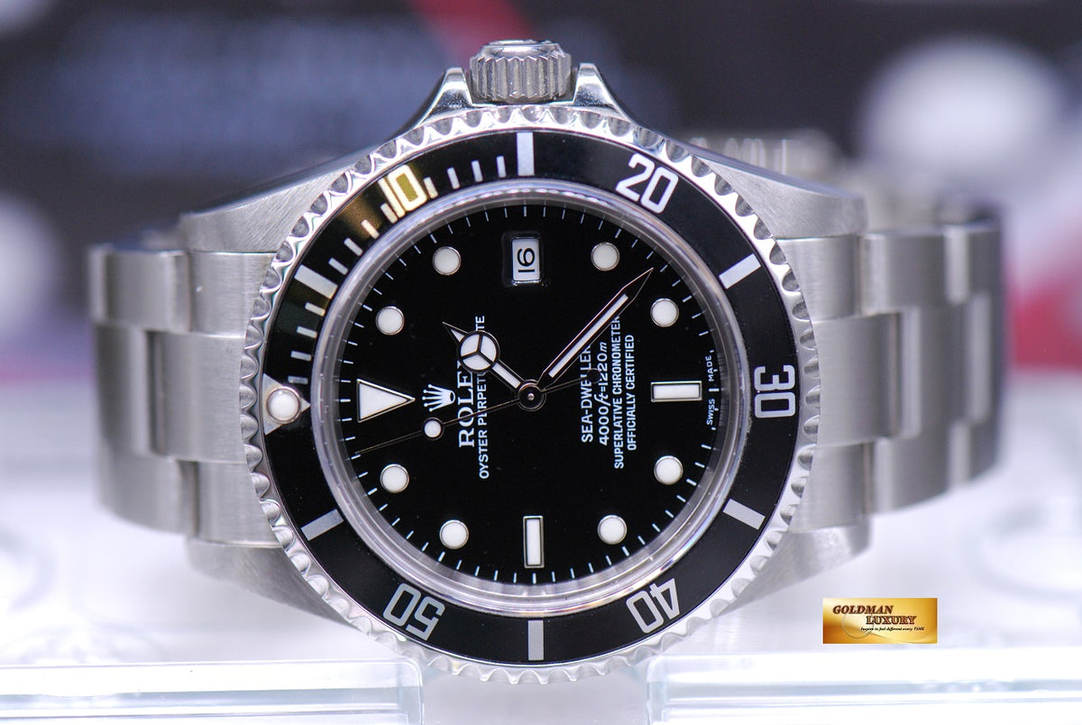 [SOLD] ROLEX OYSTER PERPETUAL SEA-DWELLER 40mm STAINLESS STEEL 16600 (MINT)