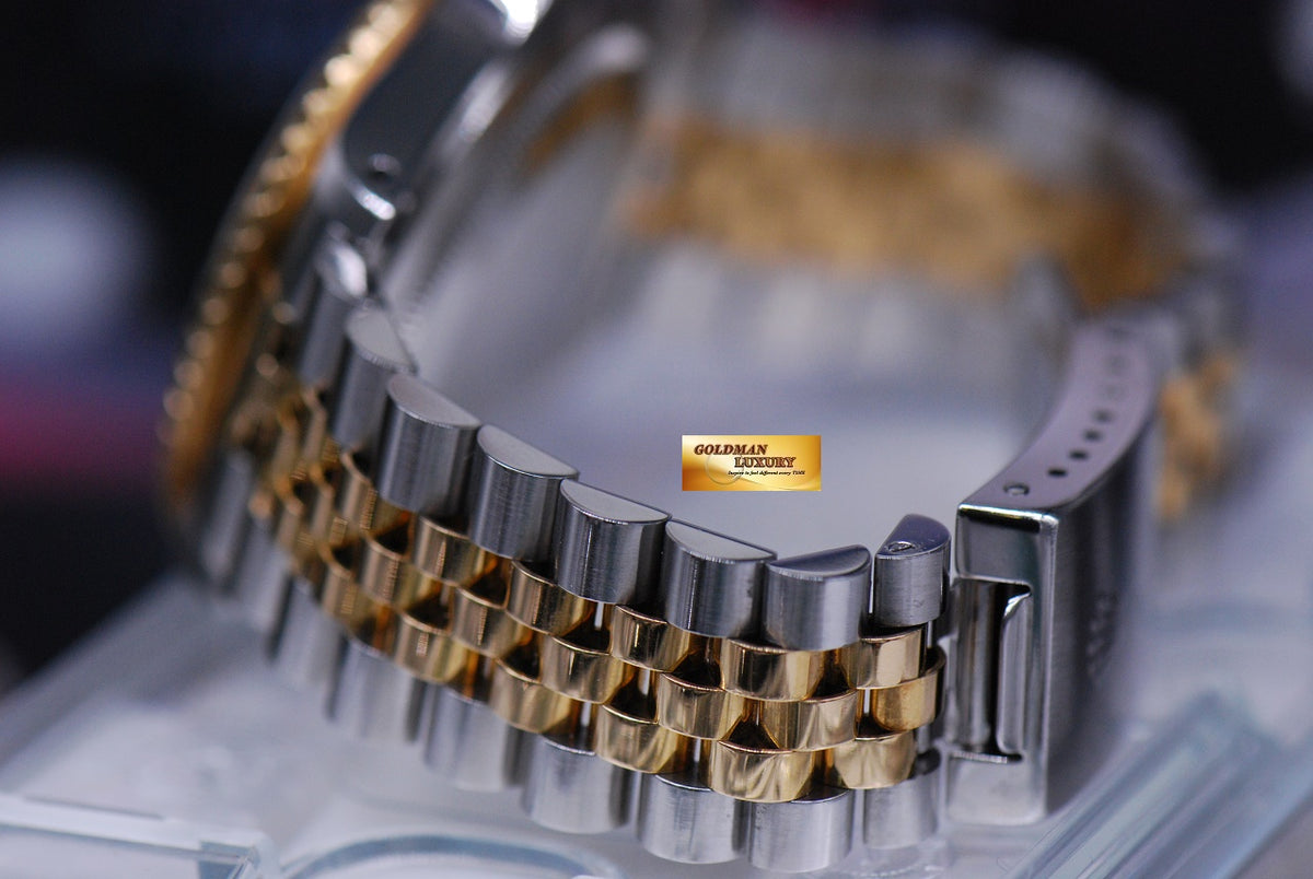 [SOLD] ROLEX OYSTER PERPETUAL GMT-MASTER II HALF-GOLD BLACK 16713 (MINT)