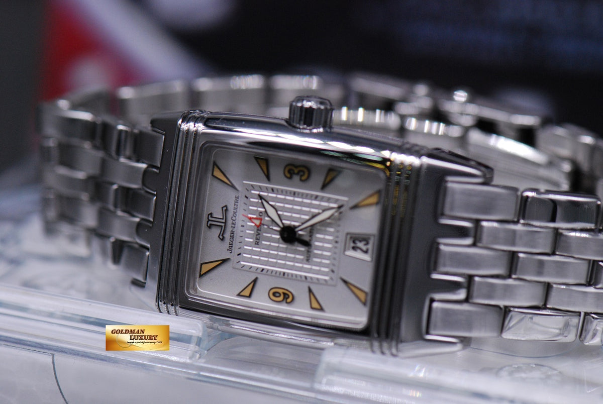 [SOLD] JLC REVERSO GRANDE SPORT AUTOMATIC SS BRACELET 290.8.60 (MINT)