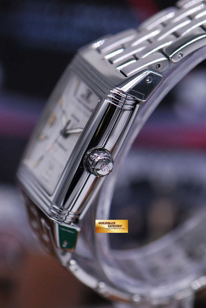 [SOLD] JLC REVERSO GRANDE SPORT AUTOMATIC SS BRACELET 290.8.60 (MINT)