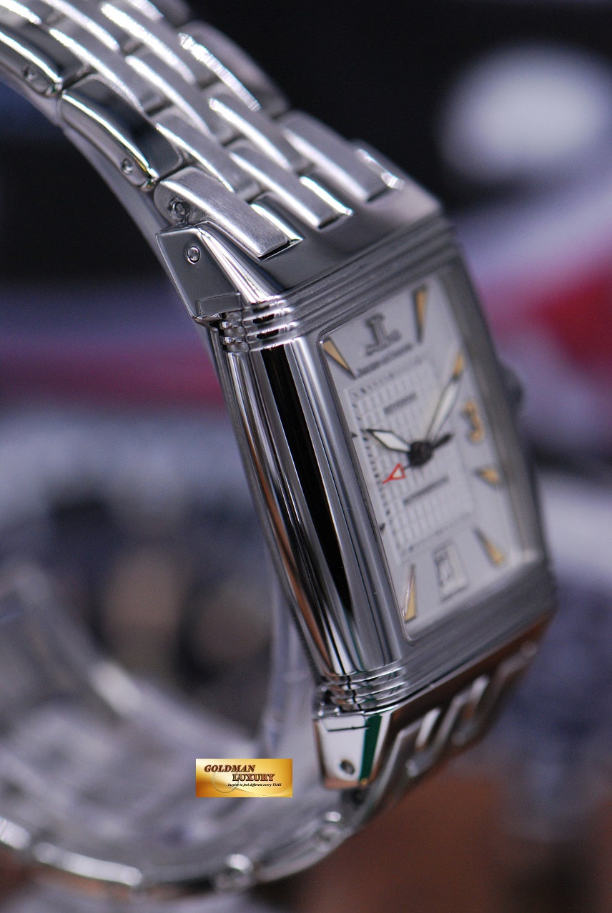 [SOLD] JLC REVERSO GRANDE SPORT AUTOMATIC SS BRACELET 290.8.60 (MINT)
