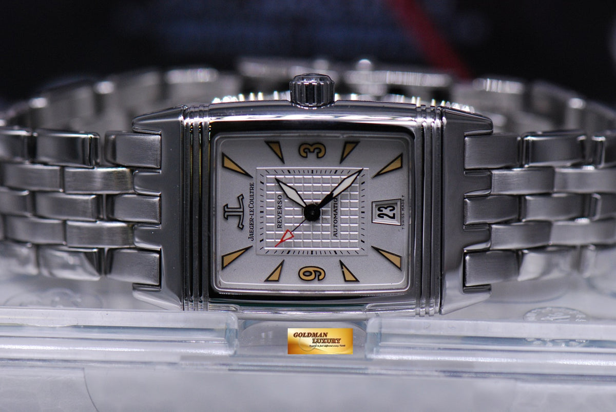 [SOLD] JLC REVERSO GRANDE SPORT AUTOMATIC SS BRACELET 290.8.60 (MINT)