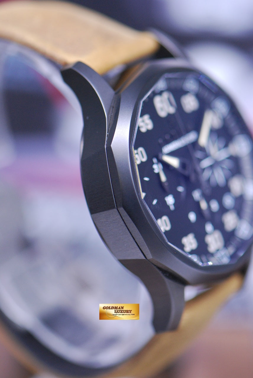 [SOLD] CORUM ADMIRAL’S CUP MILITARY LEGEND 42mm CHRONOGRAPH PVD BLACK AUTOMATIC (LNIB)