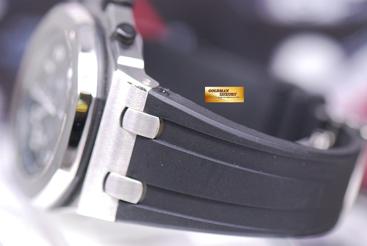 [SOLD] AUDEMARS PIGUET ROYAL OAK OFFSHORE BLACK THEME CHRONOGRAPH AUTOMATIC 26020ST (MINT)