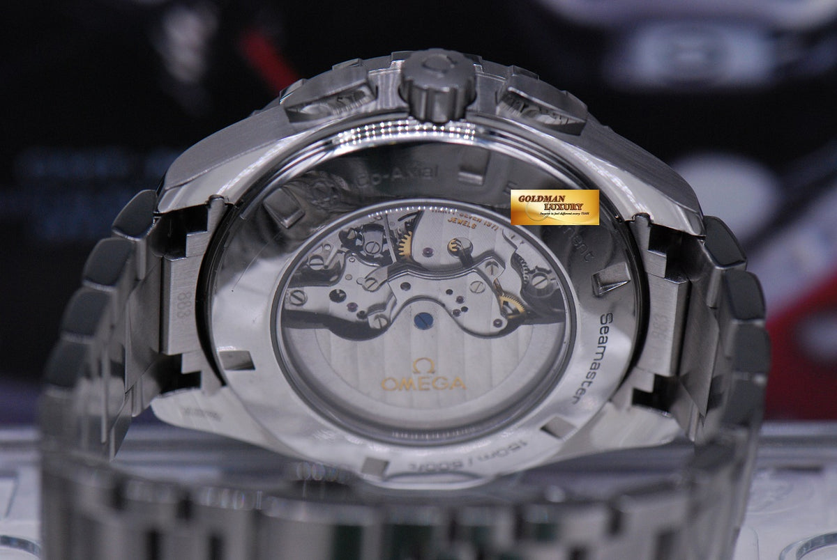 [SOLD] OMEGA SEAMASTER AQUA TERRA 150m CO-AXIAL GMT 44mm CHRONOGRAPH AUTOMATIC (NEAR MINT)