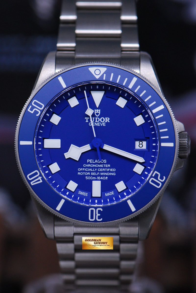 SOLD TUDOR PELAGOS TITANIUM 42mm IN HOUSE MT5612 AUTOMATIC BLUE