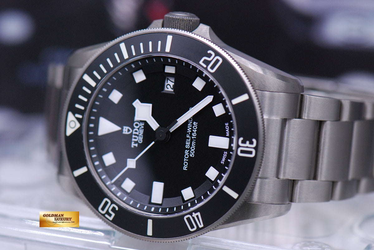 [SOLD] TUDOR PELAGOS TITANIUM 42mm ETA MVT AUTOMATIC BLACK 25500T (MINT)
