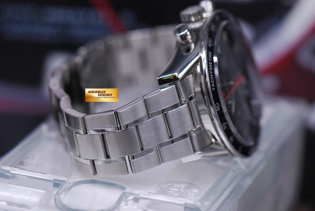 [SOLD] TAG HEUER CARRERA CHRONOGRAPH BLACK AUTOMATIC CV2011 (MINT)