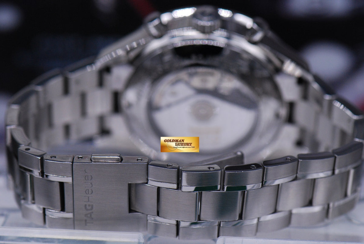 [SOLD] TAG HEUER CARRERA CHRONOGRAPH BLACK AUTOMATIC CV2011 (MINT)