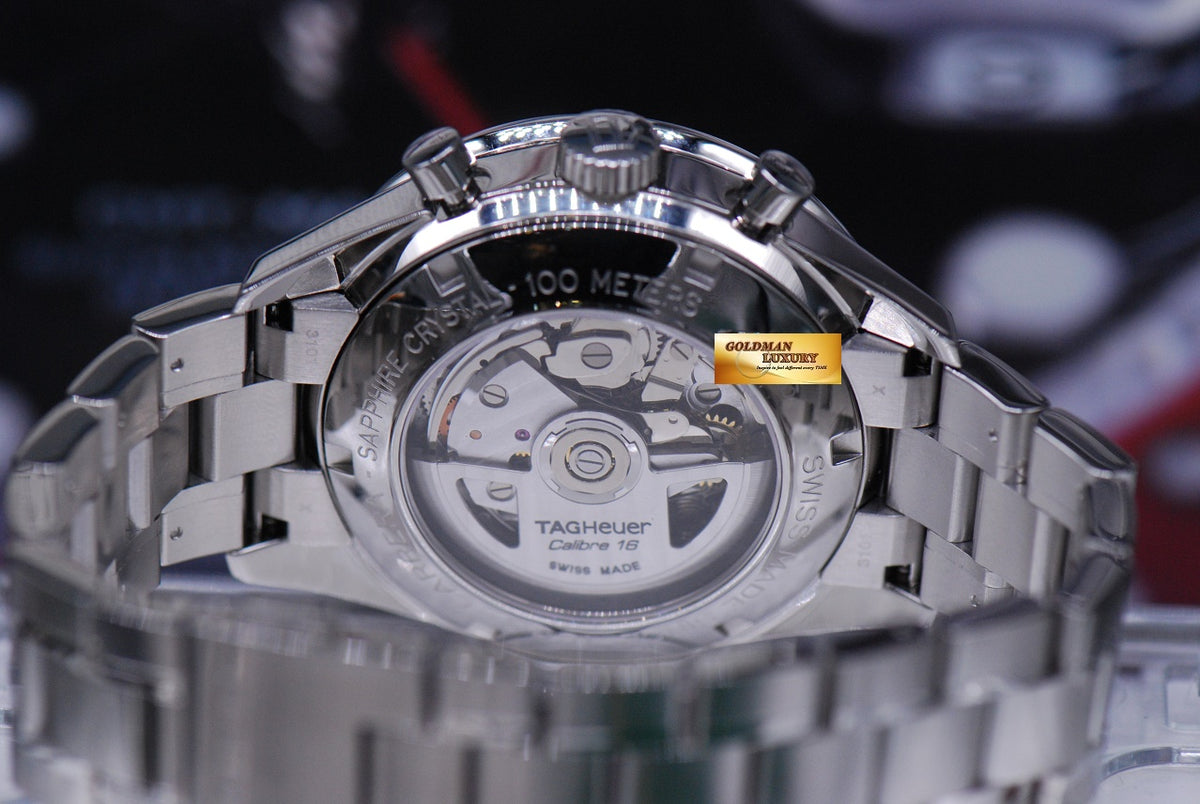 [SOLD] TAG HEUER CARRERA CHRONOGRAPH BLACK AUTOMATIC CV2010 (MINT)