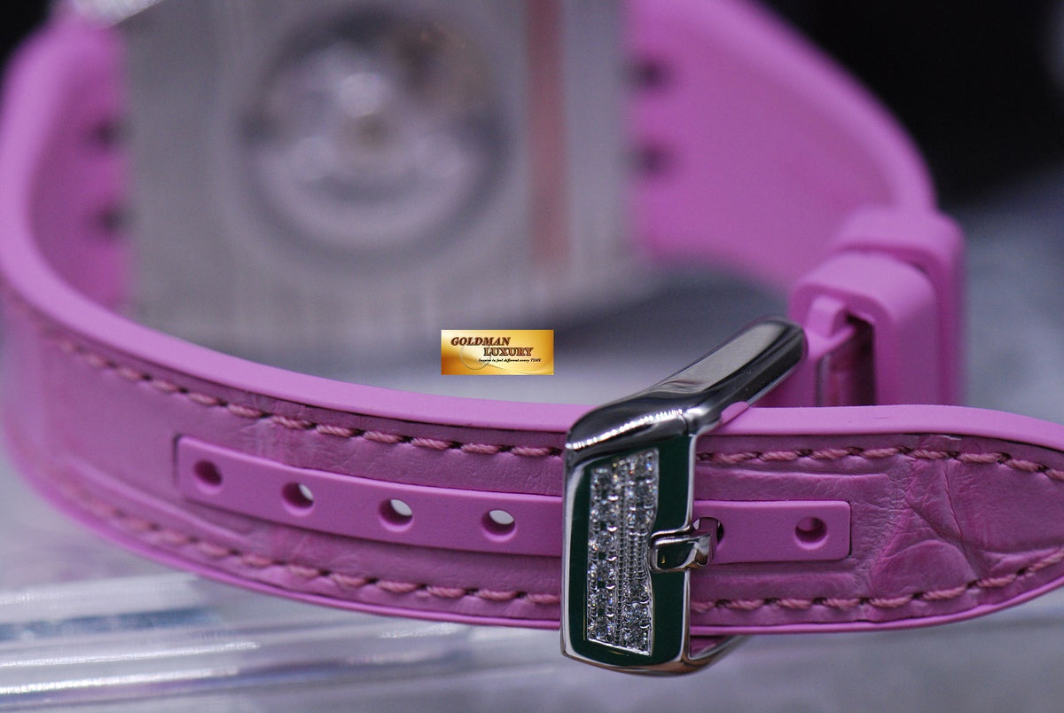 [SOLD] FRANCK MULLER VANGUARD LADIES 32mm CUSTOM DIAMOND COLOUR DREAM AUTOMATIC (NEW-UNWORN)