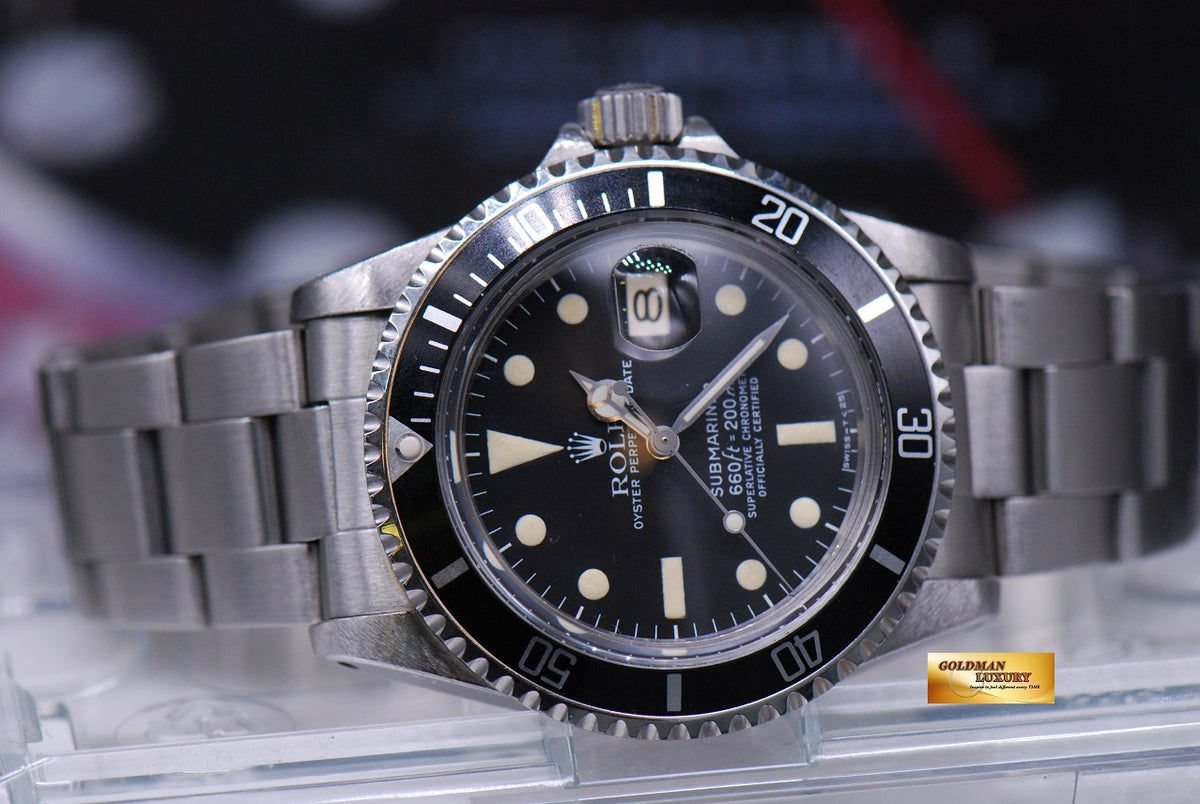 [SOLD] ROLEX OYSTER PERPETUAL WHITE SUBMARINER MATTE DIAL 1680 (VINTAGE)
