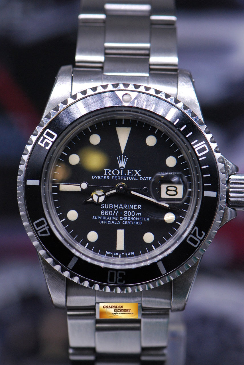 [SOLD] ROLEX OYSTER PERPETUAL WHITE SUBMARINER MATTE DIAL 1680 (VINTAGE)